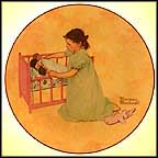 Little Mother Collector Plate by Norman Rockwell MAIN