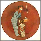 Little Shaver Collector Plate by Norman Rockwell MAIN