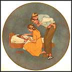 Sweet Dreams Collector Plate by Norman Rockwell MAIN