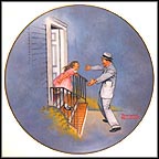 We Missed You, Daddy Collector Plate by Norman Rockwell MAIN