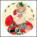 Space Age Santa Collector Plate by Norman Rockwell MAIN
