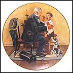 The Country Doctor Collector Plate by Norman Rockwell MAIN