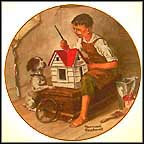 A Dollhouse For Sis Collector Plate by Norman Rockwell MAIN