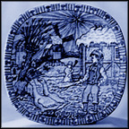 Nils With His Geese Collector Plate by Gunnar Nyland MAIN