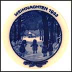 Children In Winter Woods Collector Plate by Ernst Hoefer MAIN