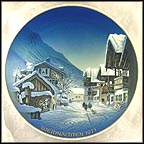 Christmas In Garmisch-Partenkirchen Collector Plate by Georg Küspert MAIN