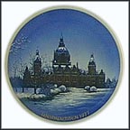 Hannover Town Hall Collector Plate by Helmut Drexler MAIN