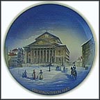 National Theatre Of Munich In The 19th Century Collector Plate by Helmut Drexler MAIN