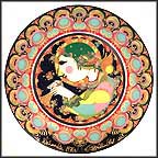 Angel With Trumpet Collector Plate by Bjørn Wiinblad MAIN