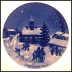 Christmas Fair At Ebeltoft Collector Plate MAIN