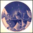Christmas Night In A Village Collector Plate MAIN