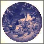 Village At Christmas Collector Plate MAIN