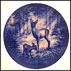 Doe & Fawns Collector Plate MAIN