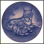 Lynx Family Collector Plate MAIN