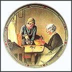 A Family's Full Measure Collector Plate by Norman Rockwell MAIN