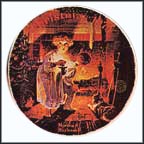 Somebody's Up There Collector Plate by Norman Rockwell MAIN
