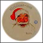 Santa Claus Collector Plate by Norman Rockwell MAIN