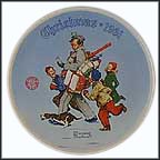 Santa's Helper Collector Plate by Norman Rockwell MAIN