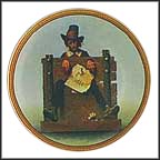 Ye Glutton Collector Plate by Norman Rockwell MAIN