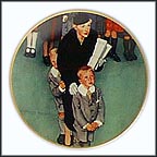 Men About Town Collector Plate by Norman Rockwell MAIN