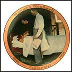 Freedom From Fear Collector Plate by Norman Rockwell MAIN