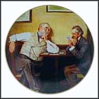 Best Friends Collector Plate by Norman Rockwell MAIN