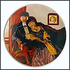 End Of Day Collector Plate by Norman Rockwell MAIN