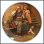 The Cobbler Collector Plate by Norman Rockwell MAIN