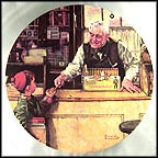 His First Pencil Collector Plate by Norman Rockwell MAIN