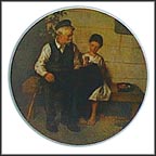 Lighthouse Keeper's Daughter Collector Plate by Norman Rockwell MAIN