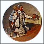 The Painter Collector Plate by Norman Rockwell MAIN