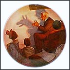The Shadow Artist Collector Plate by Norman Rockwell MAIN