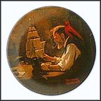 The Ship Builder Collector Plate by Norman Rockwell MAIN