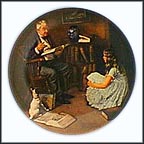 The Storyteller Collector Plate by Norman Rockwell MAIN