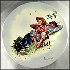 Summer Daze Collector Plate by Norman Rockwell MAIN