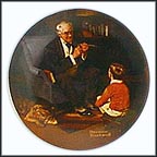 The Tycoon Collector Plate by Norman Rockwell MAIN