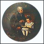 The Young Scholar Collector Plate by Norman Rockwell MAIN