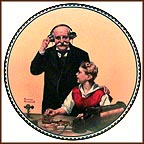 The Radio Operator Collector Plate by Norman Rockwell MAIN