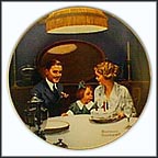 The Birthday Wish Collector Plate by Norman Rockwell MAIN