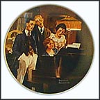 Close Harmony Collector Plate by Norman Rockwell MAIN