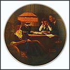 Fathers Help Collector Plate by Norman Rockwell MAIN