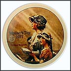 Faith Collector Plate by Norman Rockwell MAIN