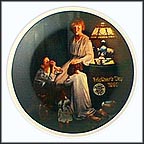 Evening Prayers Collector Plate by Norman Rockwell MAIN