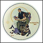 Building Our Future Collector Plate by Norman Rockwell MAIN