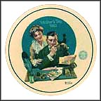 Gentle Reassurance Collector Plate by Norman Rockwell MAIN