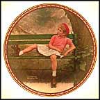 Breaking The Rules Collector Plate by Norman Rockwell MAIN