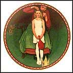Second Thoughts Collector Plate by Norman Rockwell MAIN