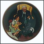 Tender Loving Care Collector Plate by Norman Rockwell MAIN