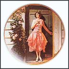 Standing In The Doorway Collector Plate by Norman Rockwell MAIN