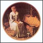 Reminiscing In The Quiet Collector Plate by Norman Rockwell MAIN